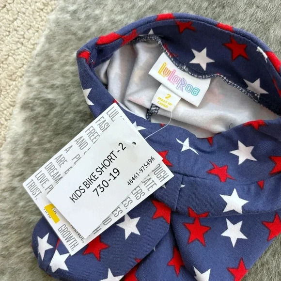 NWT LuLaRoe Kids Bike Shorts - Picture 3 of 9